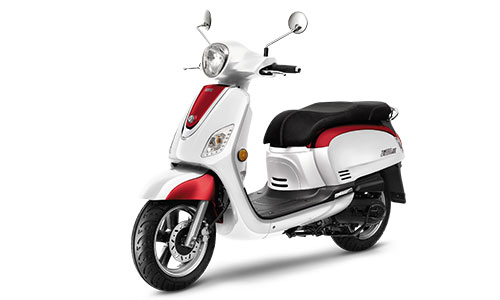 Spirou moto and scooter rentals at Paros - Sym Fiddle