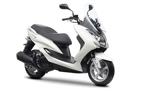 Spirou moto and scooter rentals at Paros - Yamaha Majesty